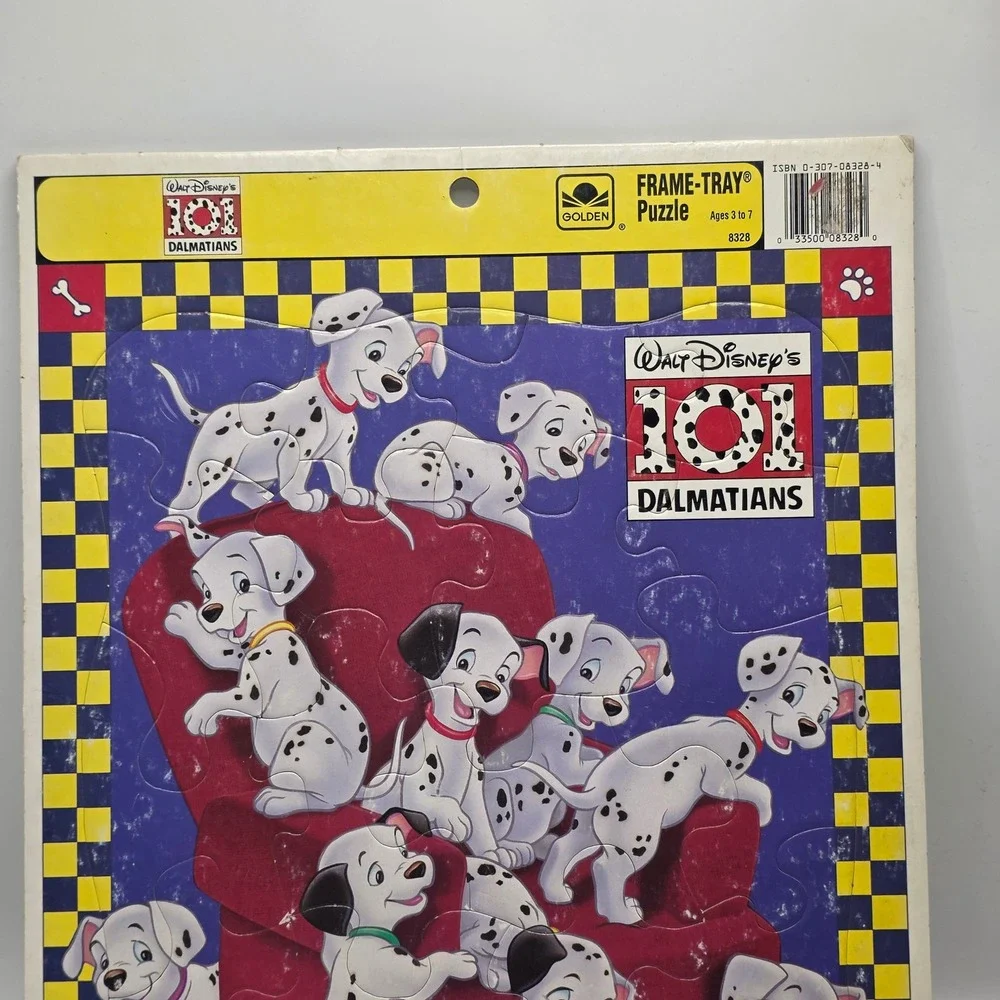 Golden 101 Dalmatians Puzzle Kids Multicolor Puppies Vintage‎ Disney Retro